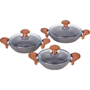 Özkent Granit Tencere Sahan 6 Parça Set