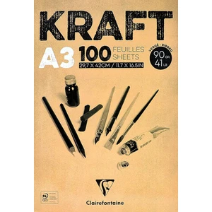Clrf Kraft Skeç Blok A3 90Gr 100Yp Üst Ypşk