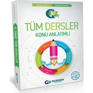 Gezegen Yayıncılık Tüm Dersler Konu Anlatımlı 5.Sınıf