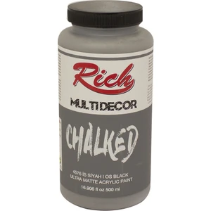 Multi Decor Chalked Akrilik 500ml N:4576 İs Siyah
