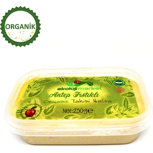 Ekoloji Market Organik Tahin Helvası Tane Antep Fıstıklı 250 gr