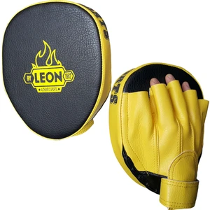 By Leon 1982 Leon Wall Parmaklı Ellik Lapa Taekwondo ve Boks Lapası BYL5007 Siyah Sarı