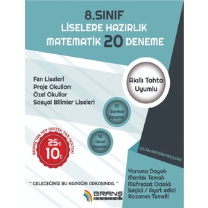 2019 Lgs Matematik 20 Deneme