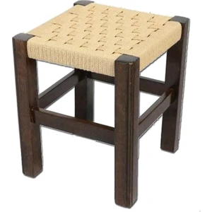 Ahşap Kapısı Tabure 35 Cm