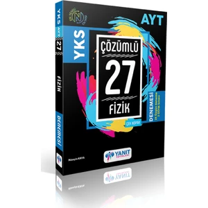 Yanıt Yayınları  AYT Fizik Çözümlü 27 Denemesi