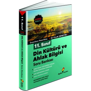 Aydın Yayınları 11. Sınıf Din Kültürü Ve Ahlak Bilgisi Konu Özetli Soru Bankası