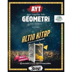 Tammat Yayıncılık 3 Hamlede Mat Ayt Geometri Altın Kitap Soru Bankası