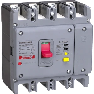 Yangın Korumalı Kompak Şalter 4P 125A Açtırma Bobinli Tse