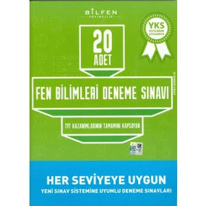 Bilfen Yayınları TYT Fen Bilimleri 20'li Deneme Sınavı