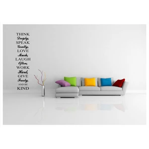 Başaran Sticker Şık İngilizce Yazı Duvar Sticker