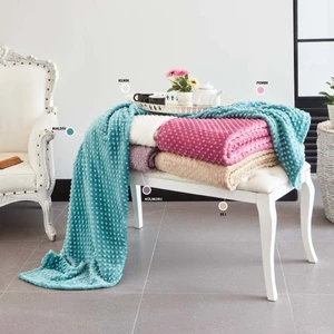 İpekçe Home Tomurcuk Battaniye Tek Kişilik Pembe