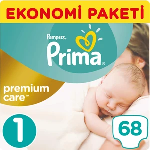 Bebek Bezi Premium Care 1 Beden Yenidoğan 68 Adet