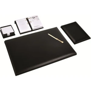 5 Parça Siyah Sümen Takımı Ofis Kullanımına Uygun Modern Tasarım