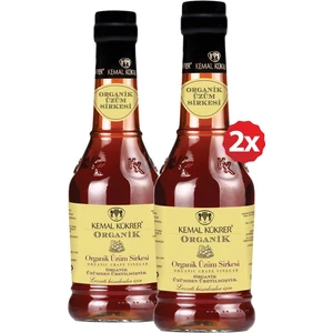 Kemal Kükrer Organik Üzüm Sirkesi 500 ml  2 Li Paket