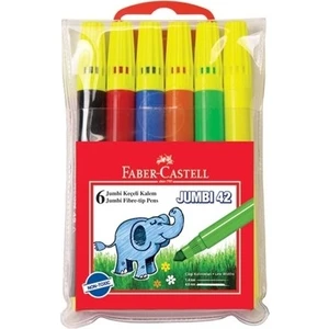 Jumbi-Neon Floresan Markör 6'lı