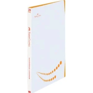 Çift Renk Kapak Sunum Dosyası 20 Yaprak Turuncu (stoklar