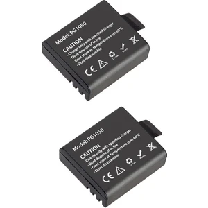EKEN H16R H8R H7s H6s V8s H9R Aksiyon Kamera 1050 mAh İkili Yedek Batarya Pakedi