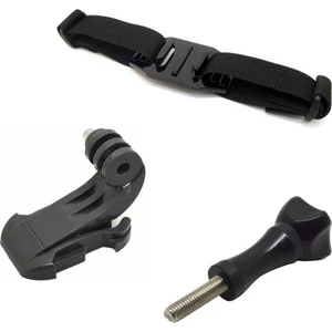 GP04 Aksiyon Kamera Delikli Kask Aparatı ve J Hook Hızlı Çıkar Bağlantılı 3lü Set