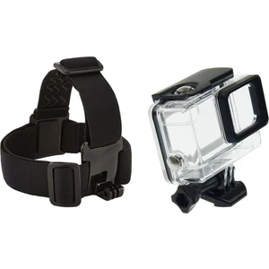 Kafa Bandı ve GoPro Hero 5 Su Geçirmez Kılıf 4 Parça Set