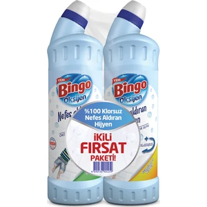 Oksijen Çamaşır Suyu Derinlemesine Hijyen 750ml + Ferahlatan Hijyen Yüzey Temizleyici 750ml