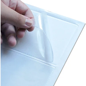 Plastik Cep, Arkası Yapışkanlı, 6x12 cm, 100 Adet
