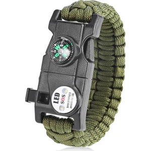 Outdoor Survival Bileklik - 19İn1 (19 Özellik)