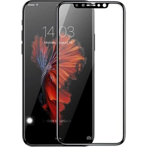Apple iPhone XR 3D Kavisli Tam Kaplayan Cam Ekran Koruyucu Siyah