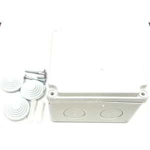 Termo Plastik Sıva Üstü Buat 110x110x75 mm 8 Girişli Koruyucu Kapaklı