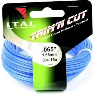 1.30Mm 15 Mt.Yuvarlak Beyaz Tırpan Misinası Ot Çim Kesme İpi