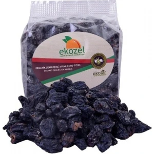 Organik Çekirdekli Siyah Üzüm Kurusu 250 gr