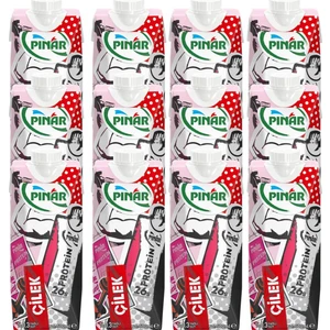 Protein Süt Çilek 500 ml X 12' li