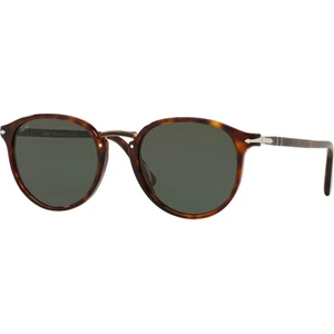 PERSOL  3210S 24/31 51  Erkek/Kadın KAHVE Yuvarlak Çerçeve Güneş Gözlüğü