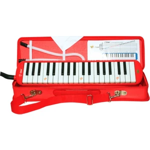 Melodika 37 Tuşlu Özel Çantalı Kırmızı