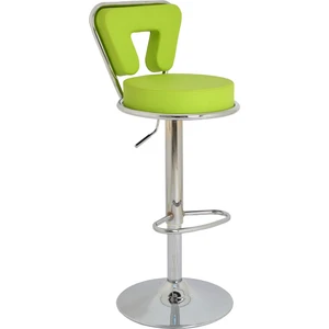 Virago Bar Sandalyesi - Yeşil Deri - 9540S0110