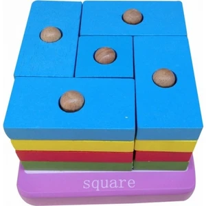 Ahşap Kare Renk Tamamlama Puzzle