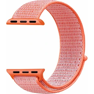 Apple Watch Uyumlu İçin 38 mm Spor Loop Dokuma Kayış Turuncu