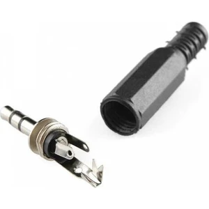 Oem Plastik Kasa 3.5Mm Jack Konnektör Lehimlik Uç