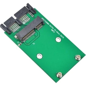 PNT-055 Mini Pci E m Sata 3X5 Cm SSD 1.8" Mikro Sata Dönüştürücü Kart Adaptörü