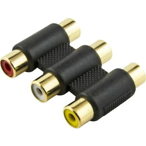 PN5598 Rca 3'lü Ara Aparat Lale Ek Rca Birleştirici RCA Dişi Dişi