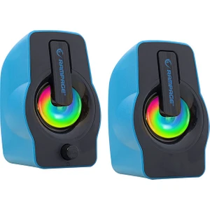 RMS-G7 Falsetto 2.0 6 Watt 50Hz-20KHz Mavi Multimedia 5V USB Speaker