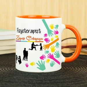 Fizyoterapist Kupa Bardak - Turuncu
