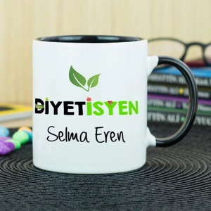 Diyetisyen Kupa Bardak - Siyah