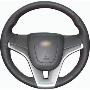 Chevrolet Aveo 11-14 Uyumlu Araca Özel Deri Direksiyon Kılıfı