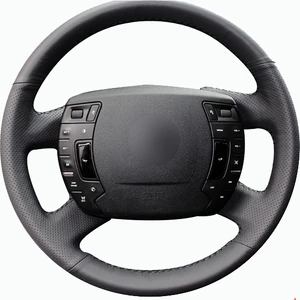 Citroen C5 08-17 Uyumlu Araca Özel Deri Direksiyon Kılıfı