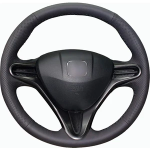 Honda Civic 8 07-12 Uyumlu Araca Özel Deri Direksiyon Kılıfı