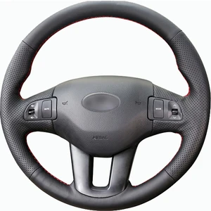 Kia Sportage 3 11-18 Uyumlu Araca Özel Deri Direksiyon Kılıfı