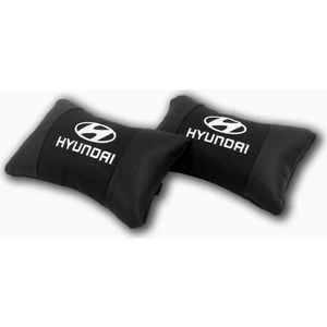 Hyundai Araca Özel Nakışlı Oto Deri Boyun Yastığı