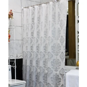 Yankı Beyaz Banyo Duş Perdesi Tek Kanat 180X200 Peva
