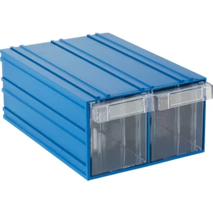 Sembol Plastik Set 501-2 Mavi Şeffaf Plastik Çekmeceli Kutu