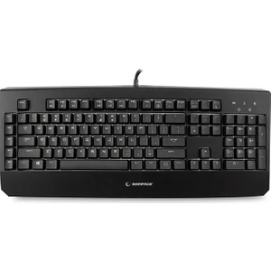 KB-R12 TURRET Siyah USB Beyaz Aydınlatmalı Makrolu US Layout Mekanik Oyuncu Klavye